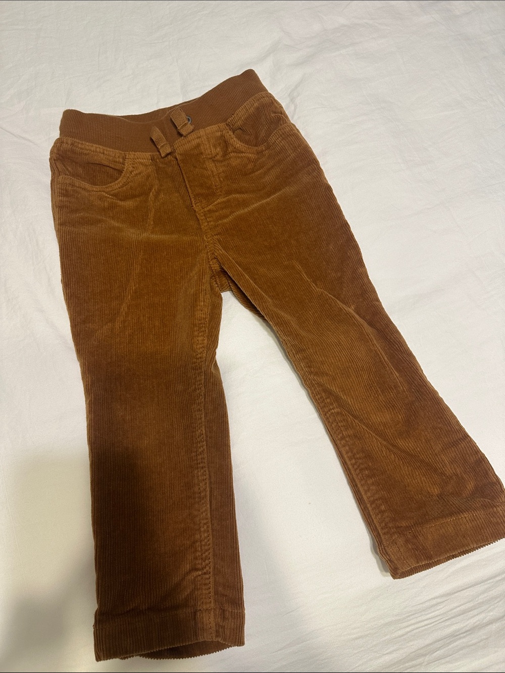 Hanna Andersson Kids Brown Corduroy Pull-On Pants, 3T